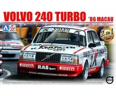 Nunu Beemax Beemax Volvo 240 Turbo 1986 Macau Guia nugalėtojas, 1/24 plastikinis rinkinys