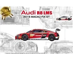 Nunu Beemax NuNu Audi R8 LMS GT3 2015 FIA GT3 World Cup 1/24 plastikinis surinkimo rinkinys