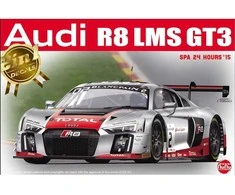 Nunu Beemax NuNu Audi R8 LMS GT3 Spa 24h 2015 1/24 plastikinis modelio rinkinys