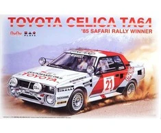 Nunu Beemax NuNu Toyota Celica TA64 ’85 Safari Rally nugalėtoja 1/24 plastiko rinkinys