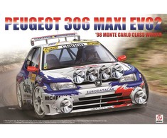 Nunu Beemax Peugeot 306 Maxi EVO2 Monte Carlo 1998 sportinis modelis 1/24 Beemax