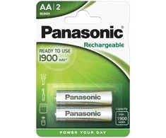 Panasonic AA 1900mAh įkraunamos baterijos, Ready to Use, 2 vnt