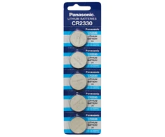 Panasonic CR2330 3V ličio baterijos komplektas, 5 vnt.