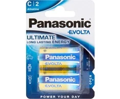 Panasonic Evolta C LR14 1.5V ilgaamžės šarminės baterijos 2 vnt