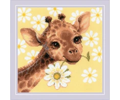 Panel/Cushion Little Giraffe. Siuvinėjimo rinkinys iš RIOLIS Nr.: 2318