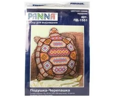 Panna Klart Kryželiu siuvinėjimo rinkinys „Vėžliuko pagalvėlė“ – jaukus vaikų kambariui