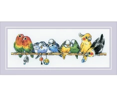 Parrots Cross. Siuvinėjimo rinkinys iš RIOLIS Nr.: 2317
