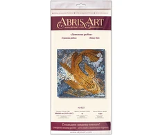 Pinigų žuvis karoliukų siuvinėjimo rinkinys Abris Art AB-823