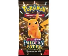 Pokemon Paldean Fates booster pakelis – 10 TCG kortų kolekcionieriams