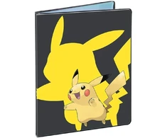 Pokémon Pikachu 9 kišenių kortų albumas, geltonas su juodu, Ultra PRO