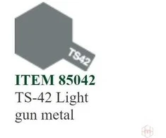 Purškiami dažai Tamiya TS-42 Light Gun Metal, 100 ml