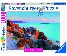 Puzzle 1000 Mediterranean Greece - RAVENSBURGER dėlionė