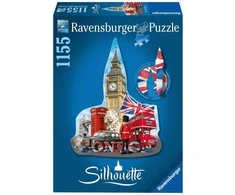 Puzzle 1155 Silhouette London - RAVENSBURGER dėlionė
