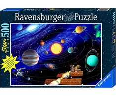Puzzle StarLine 500 Sun System - RAVENSBURGER dėlionė