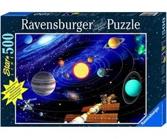 Puzzle StarLine 500 Sun System - RAVENSBURGER dėlionė
