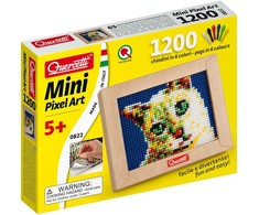 Quercetti Pikselių menas: Pixel Art Mini 1200pix "Kačiukas" - 1 dalies (21x17 cm)