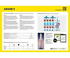 Raketos Ariane 5 surenkamo modelio dovanų rinkinys Heller 56441