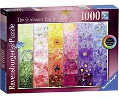 Ravensburger 1000 Puzzle Dėlionė: The Gardener's Palette No.1 - Cottage Garden