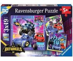 Ravensburger Dėlionė 3x49 vnt. - Batwheels