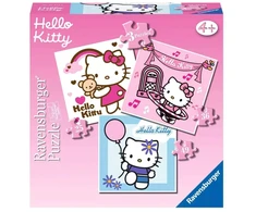 Ravensburger 3 dėlionės „Hello Kitty“, 25–49 det., nuo 4 m.