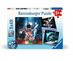 Ravensburger Dėlionė 3x49 vnt. - Kosmosas