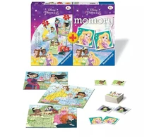Ravensburger 3 dėlionės + memory® „Disney princesės“, nuo 4 m.