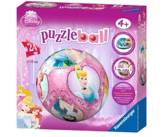 Ravensburger 3D dėlionė-rutulys „Disney princesės“, 24 det., nuo 4 m.