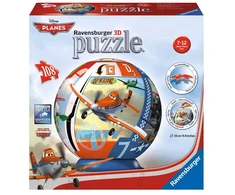 Ravensburger 3D dėlionė-rutulys „Disney Lėktuvai“, 108 det., nuo 7 m.