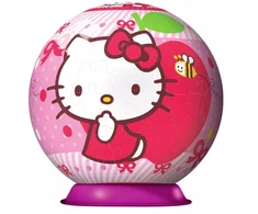 Ravensburger 3D dėlionė-rutulys „Hello Kitty“, 108 det., nuo 7 m.