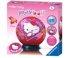 Ravensburger 3D dėlionė-rutulys „Hello Kitty širdelė“, 108 det., nuo 7 m.