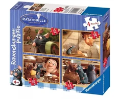 Ravensburger 4 dėlionės „Disney Pixar Troškinys“, nuo 4 m.
