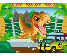 Ravensburger 4 dėlionės „Jurassic World Explorers“, 12–24 det., nuo 3 m.