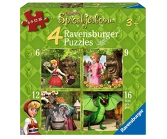 Ravensburger 4 dėlionės „Pasakų medis“, nuo 3 m.