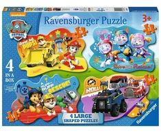 Ravensburger 4 figūrinės dėlionės „Šunyčiai patruliai“, 10–16 det., nuo 3 m.