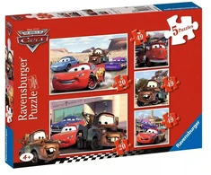 Ravensburger 5 dėlionės „Disney Pixar Ratai“, nuo 4 m.