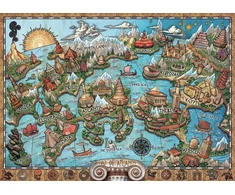 Ravensburger dėlionė „Delfinų lobis“, 1500 det.