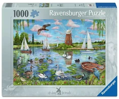 Ravensburger Dėlionė 1000 vnt. - Gyvenimas prie vandens