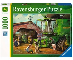 Ravensburger dėlionė „John Deere: tada ir dabar“, 1000 det.