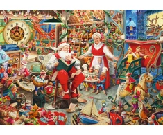 Ravensburger dėlionė „Kalėdų Senelio dirbtuvės“, 1000 det.