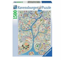 Ravensburger dėlionė „Mėlynas medis“, 1500 det.