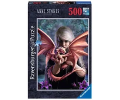 Ravensburger dėlionė „Mergina su drakonu“, 500 det.
