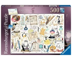 Ravensburger dėlionė „Pašėlusių kačių abėcėlė“, 500 det.