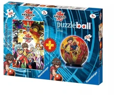 Ravensburger dėlionė + puzzleball® „Bakugan“, 100 + 60 det., nuo 7 m.