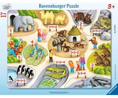Ravensburger Dėlionė 17 vnt. - "Pirmas skaičius iki 5"