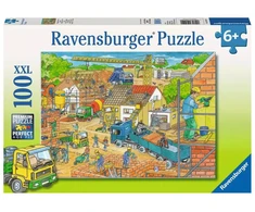 Ravensburger dėlionė „Statybininkai stato namą“, 100 XXL det., nuo 6 m.
