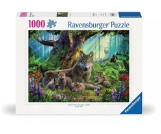 Ravensburger Dėlionė 1000 vnt. - Vilkai miške