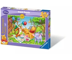 Ravensburger didelė dėlionė „Disney Mikė Pūkuotukas: piknikas“, 125 det.