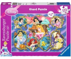 Ravensburger didelė dėlionė „Disney princesės“, 125 det., nuo 6 m.