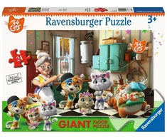 Ravensburger grindų dėlionė „44 katės“, 24 det., nuo 3 m.
