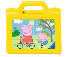 Ravensburger kubelių dėlionė „Kiaulytė Pepa“, 12 kubelių